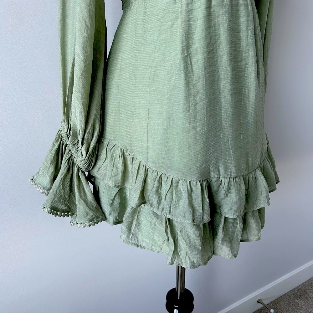 NWT Saints and Secrets Ruffled Up Mini Dress - Picture 6 of 10